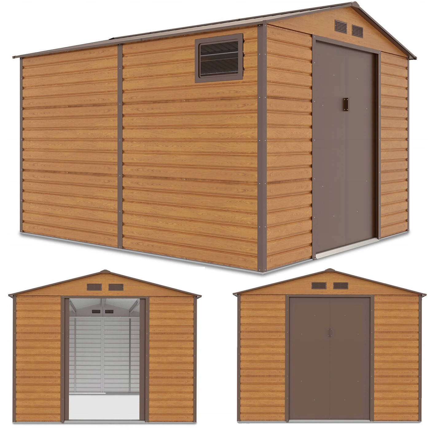 Rycina z rzutami domku na narzędzie Montreal 277x319 cm - Hardmaister