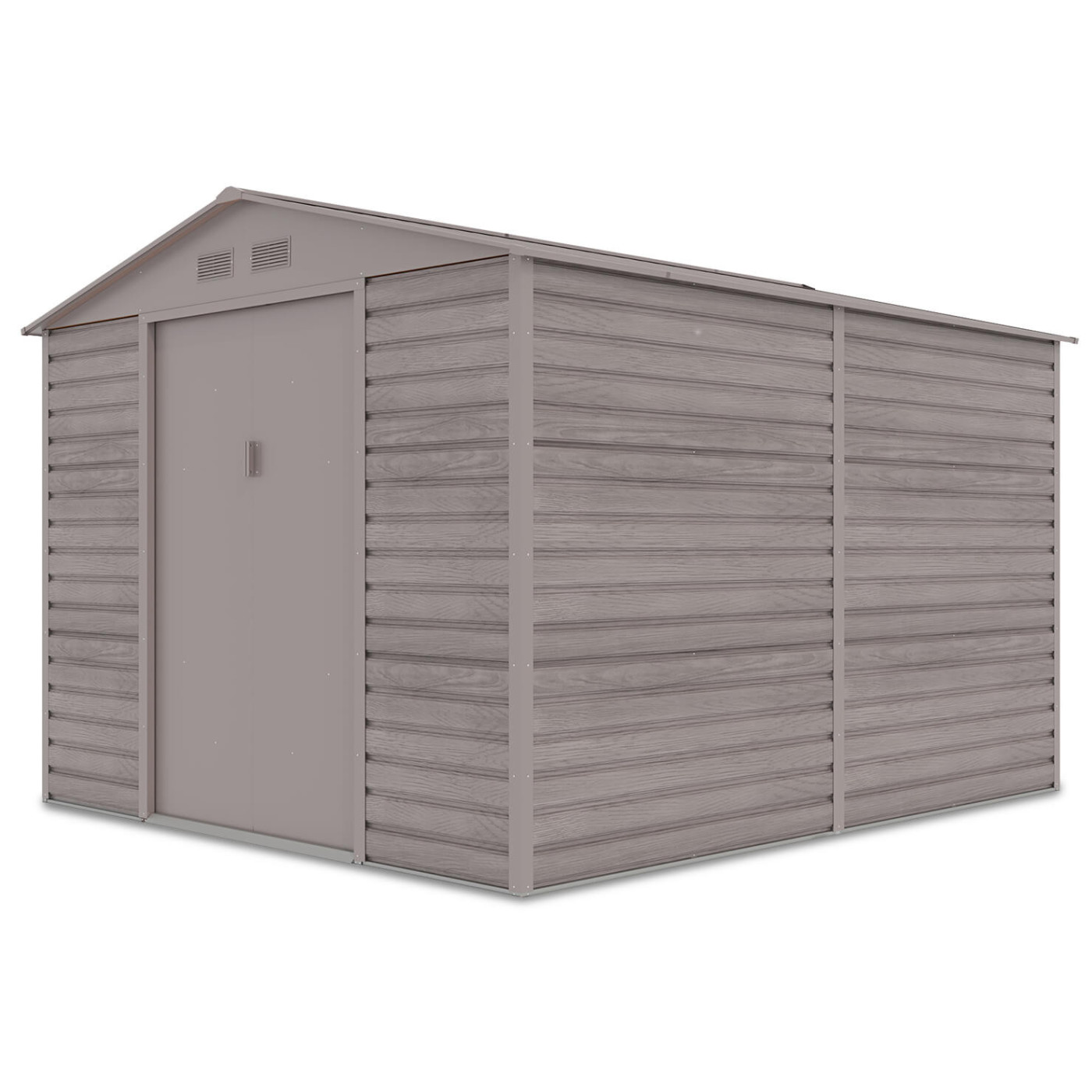 Widok na boczną ścianę domku na narzędzie Montreal 277x319cm Light Wood