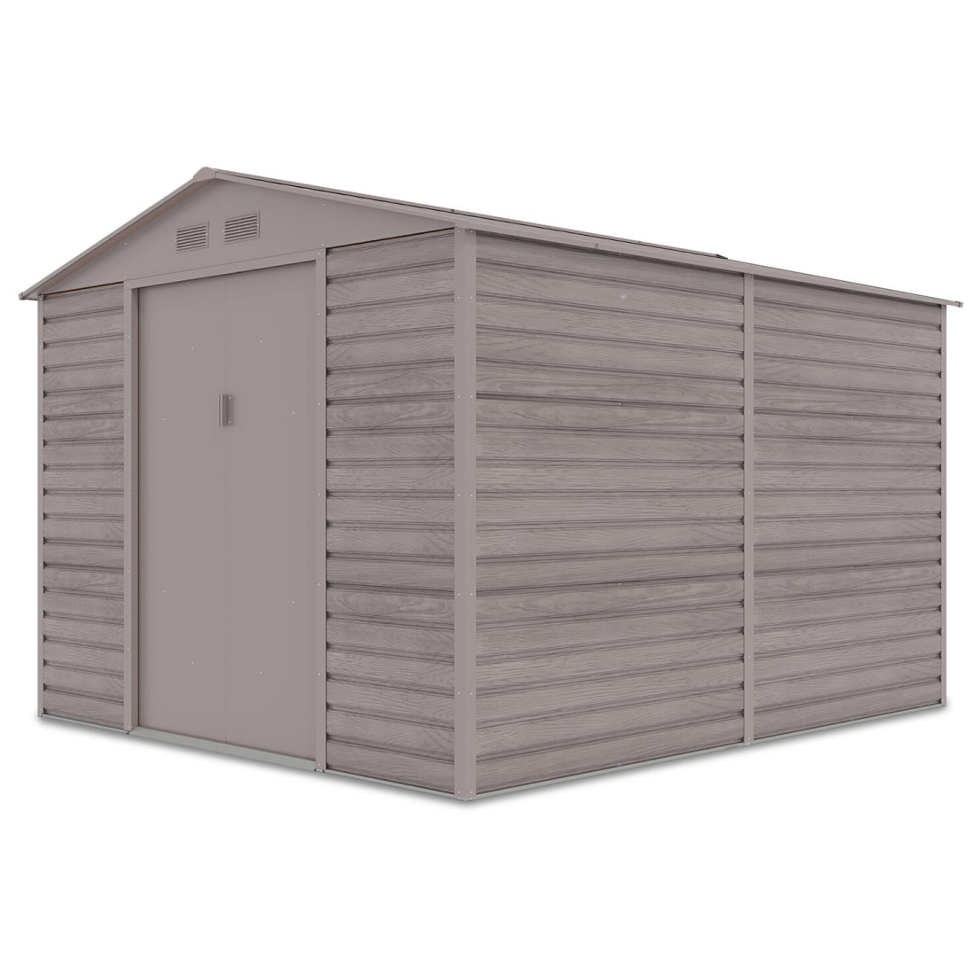 Widok na boczną ścianę domku na narzędzie Montreal 277x319cm Light Wood