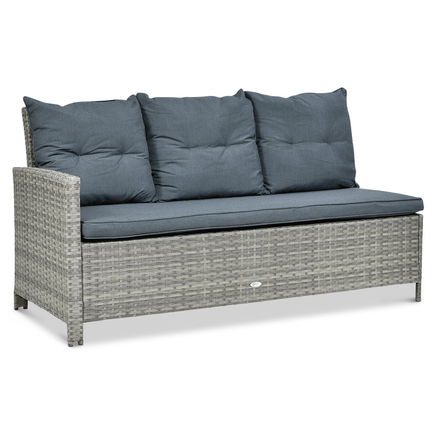 IBIZA CORNER SOFA + ARMCHAIR GREY