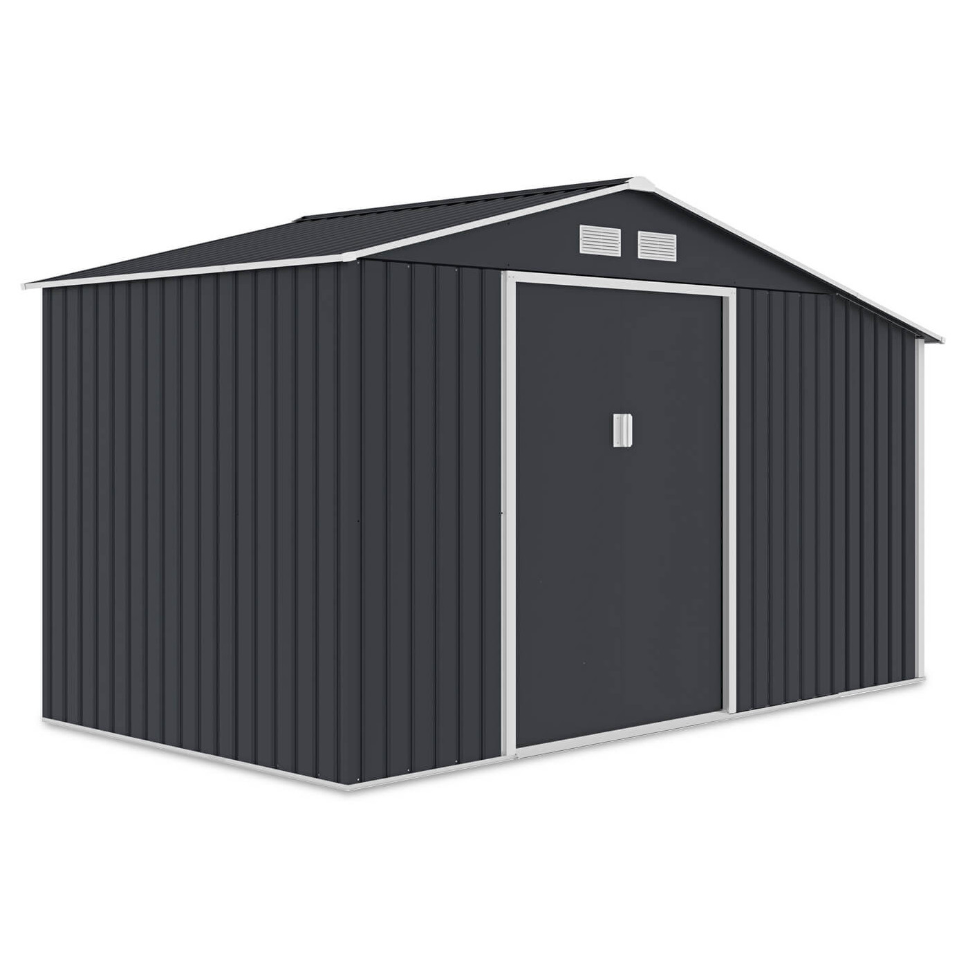 Widok boczny na domek narzędziowy MADISON 342x191cm