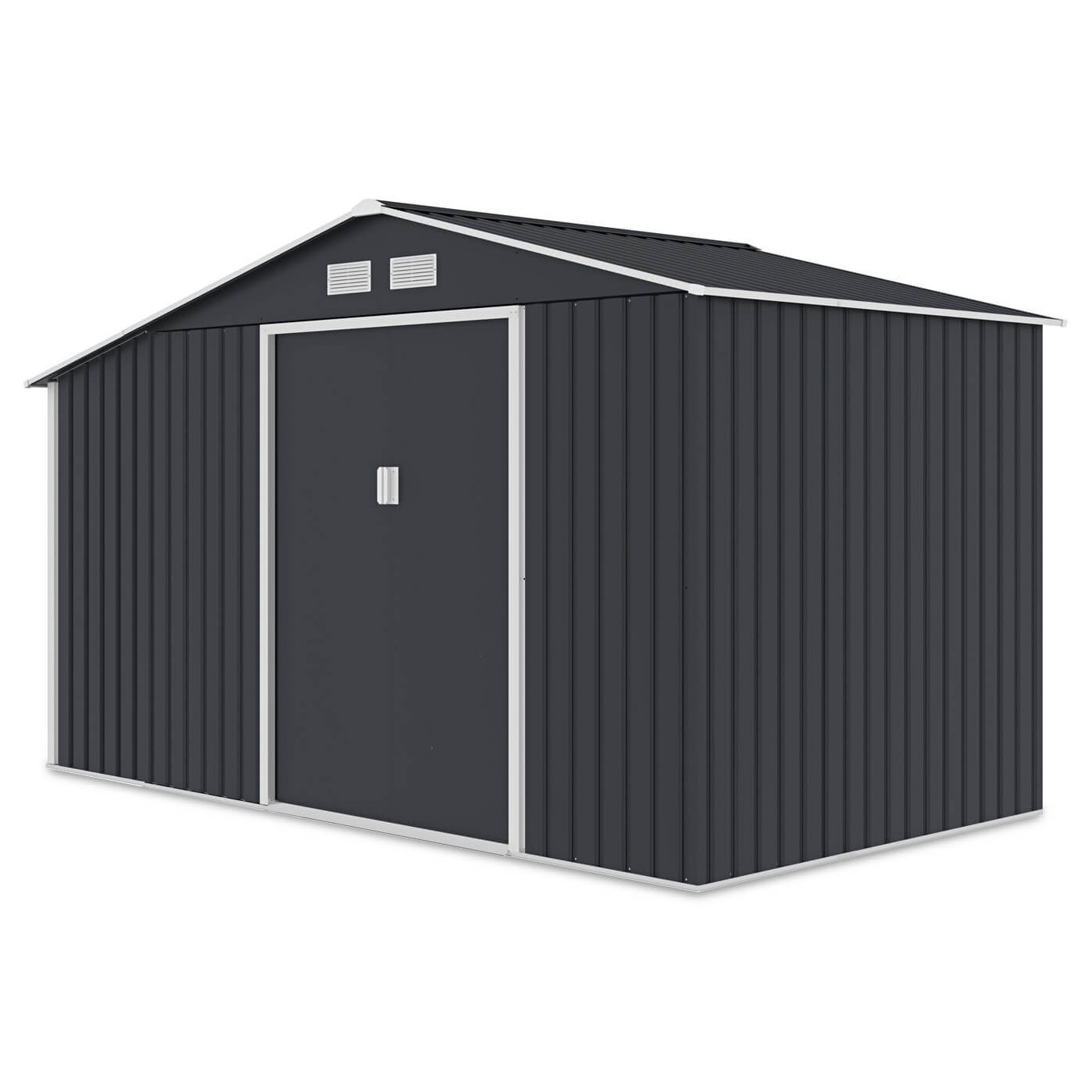 Widok na boczną i przednią ścianę z podwójnymi drzwiami MADISON 342x191cm