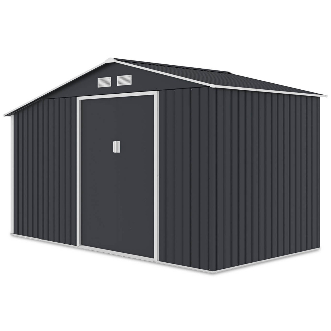 Widok na boczną i przednią ścianę z podwójnymi drzwiami MADISON 342x191cm