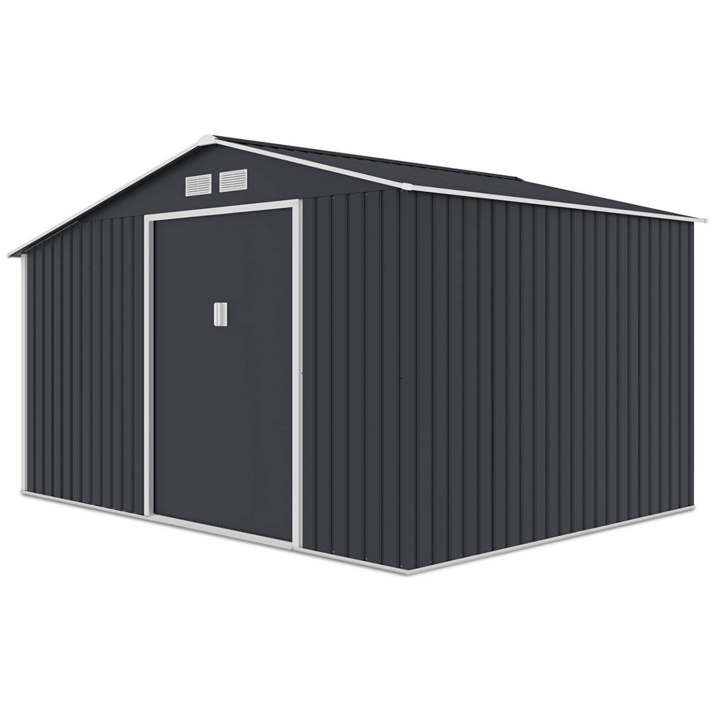 Przód domku narzędziowego Madison 342x255cm Cold Grey - Hardmaister