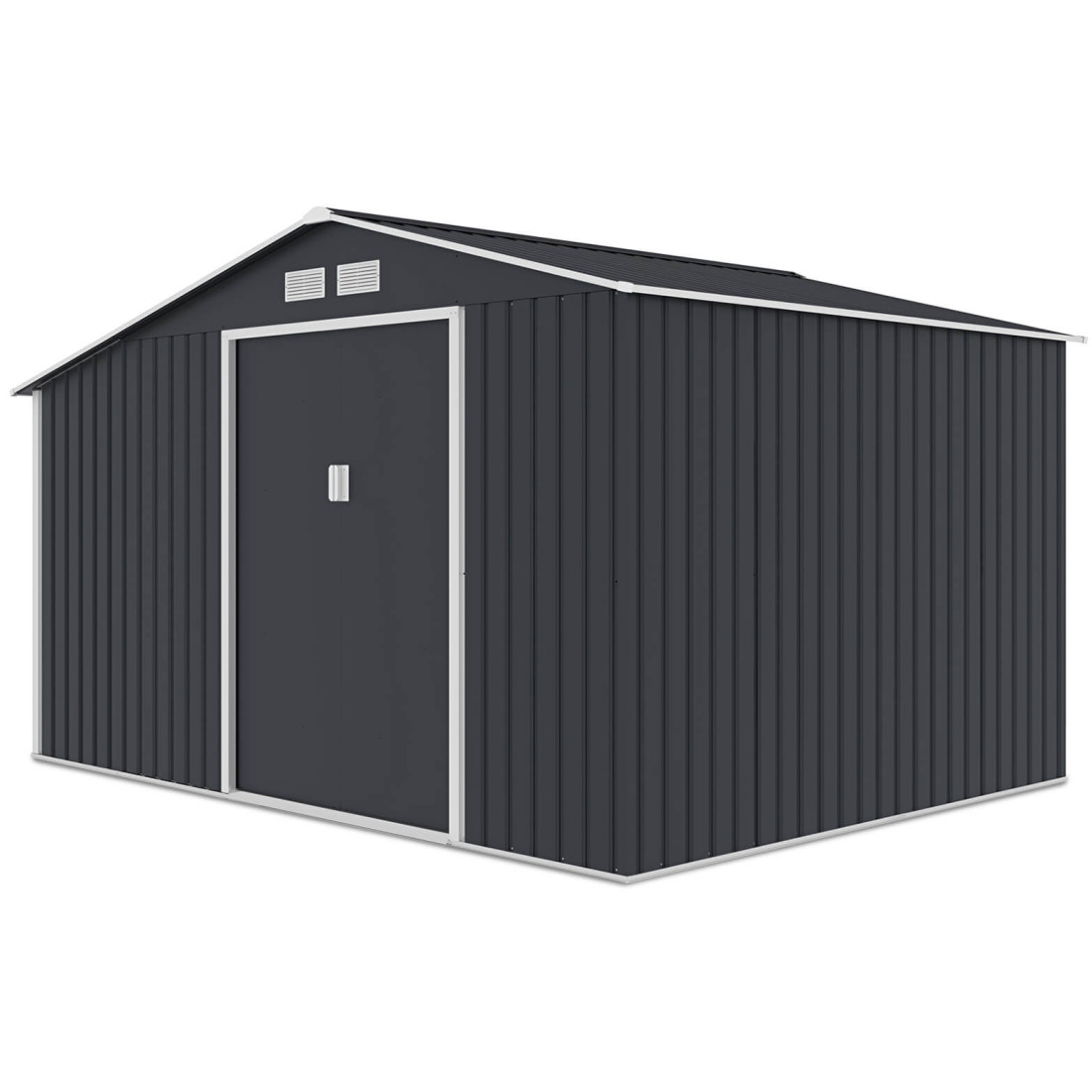 Przód domku narzędziowego Madison 342x255cm Cold Grey - Hardmaister