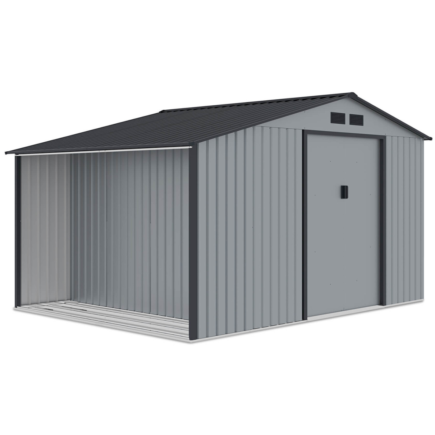 Domek narzędziowy MADISON 342x255cm Light Grey - Hardmaister