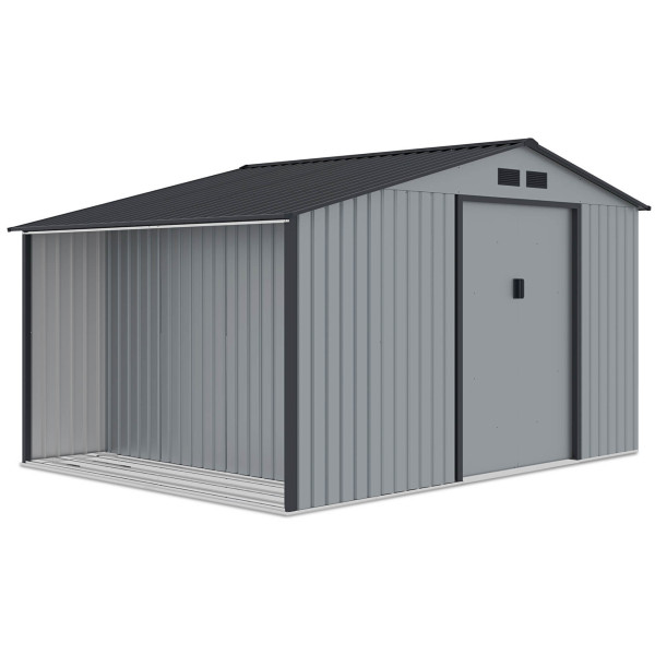 Domek narzędziowy MADISON 342x255cm Light Grey - Hardmaister