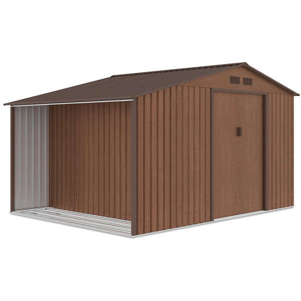 Domek narzędziowy MADISON 342x255cm Walnut - Hardmaister