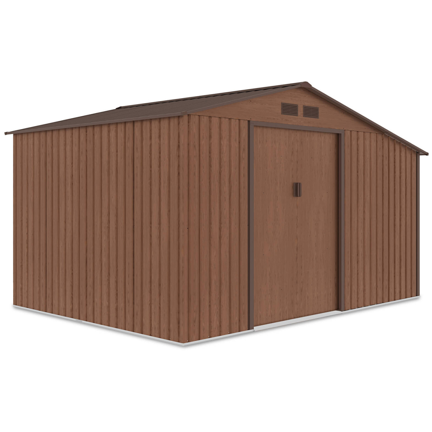 Widok na bok domku narzędziowego MADISON 342x255cm 