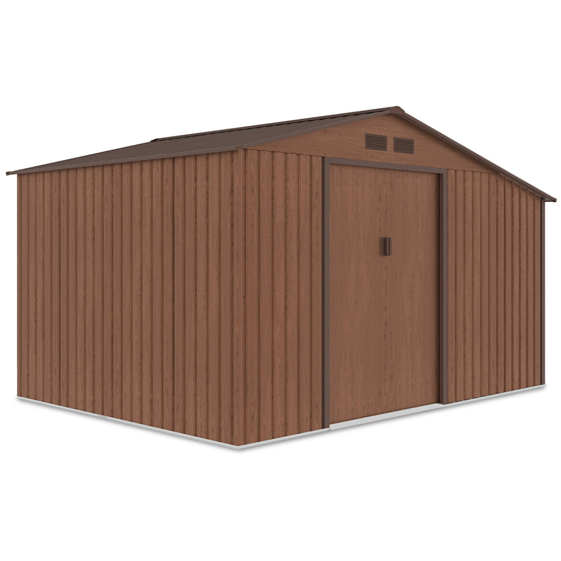 Widok na bok domku narzędziowego MADISON 342x255cm 