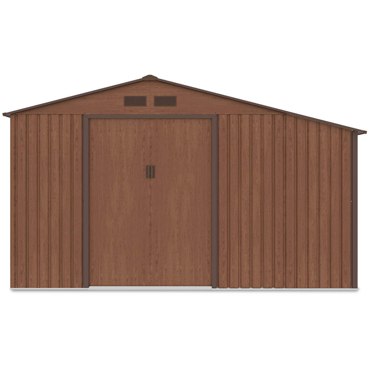 Przód domku narzędziowego MADISON 342x255cm Walnut