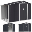 Domek narzędziowy z drewutnią MADISON 278x191cm Cold Grey - Hardmaister