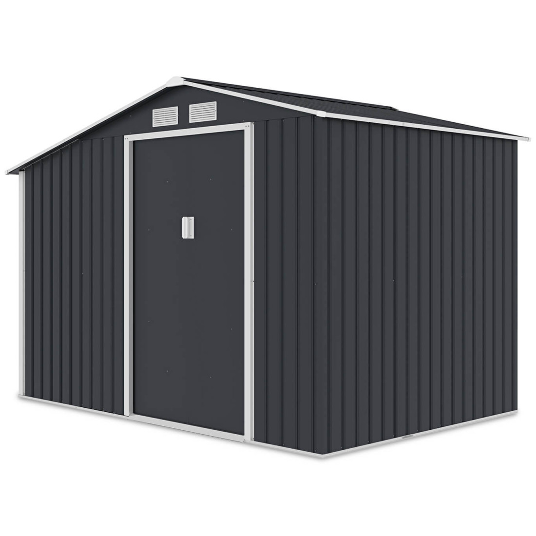 Domek ogrodowy, stojak na drewno MADISON 278x191cm Cold Grey - Hardmaister