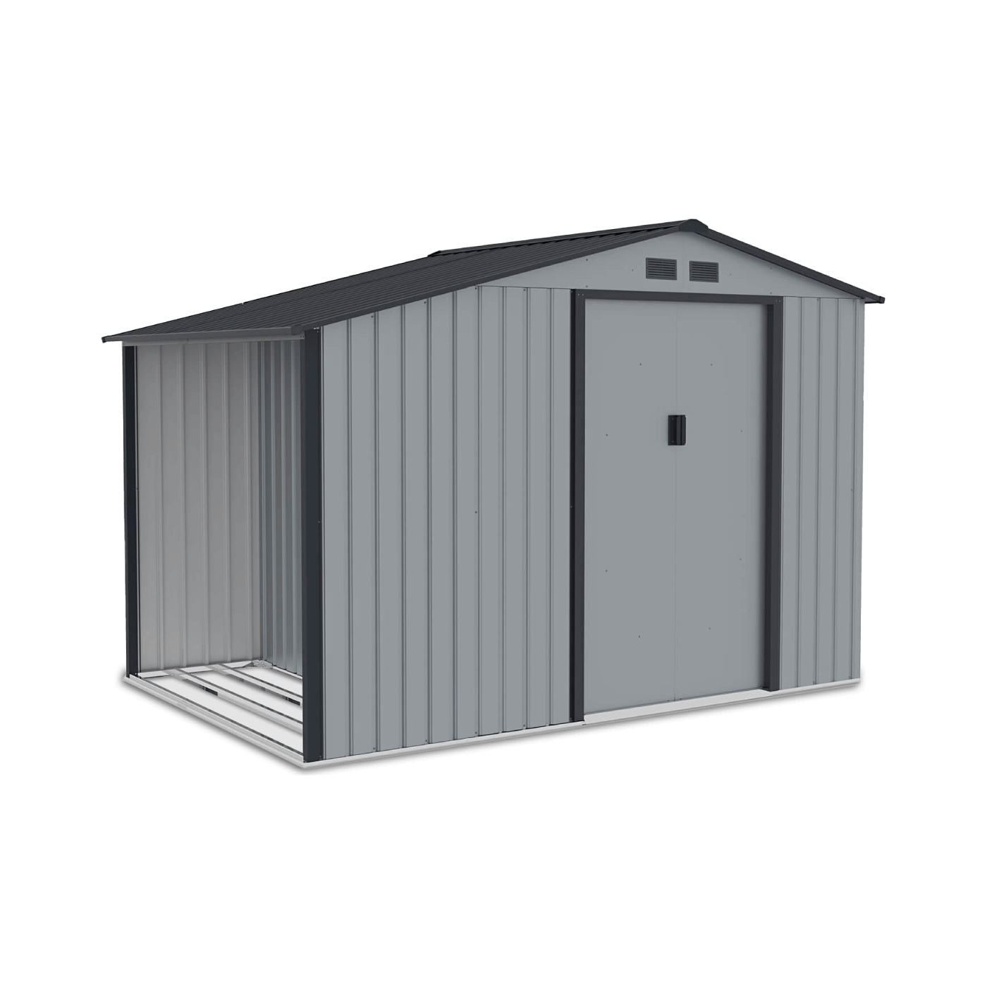 stojak na drewno przy domku narzędziowym MADISON 278x191