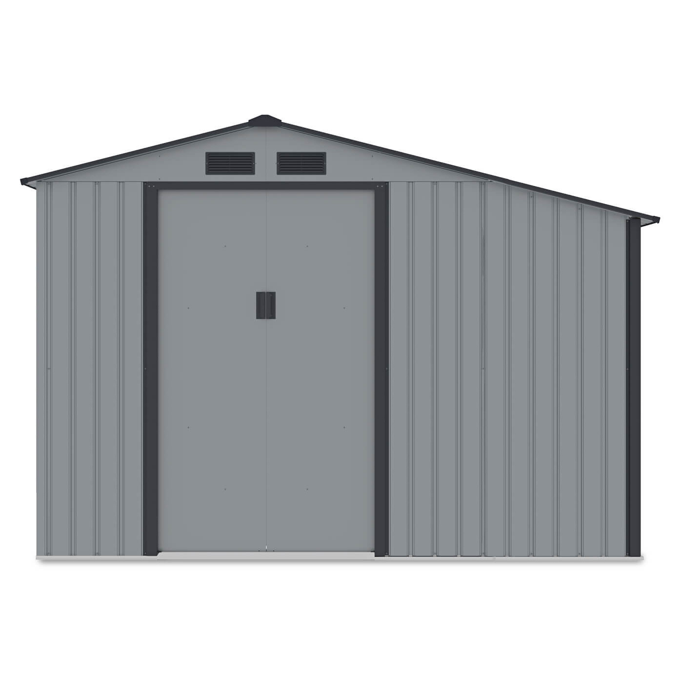 MADISON 9x6 METAL SHED LIGHT GREY