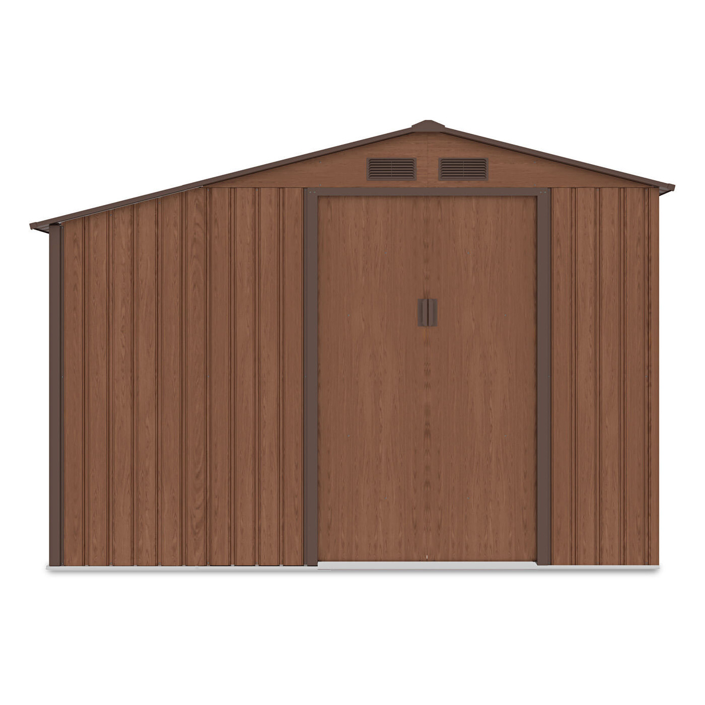 Stojak na drewno w domku ogrodowym MADISON 278x191cm Walnut - Hardmaister