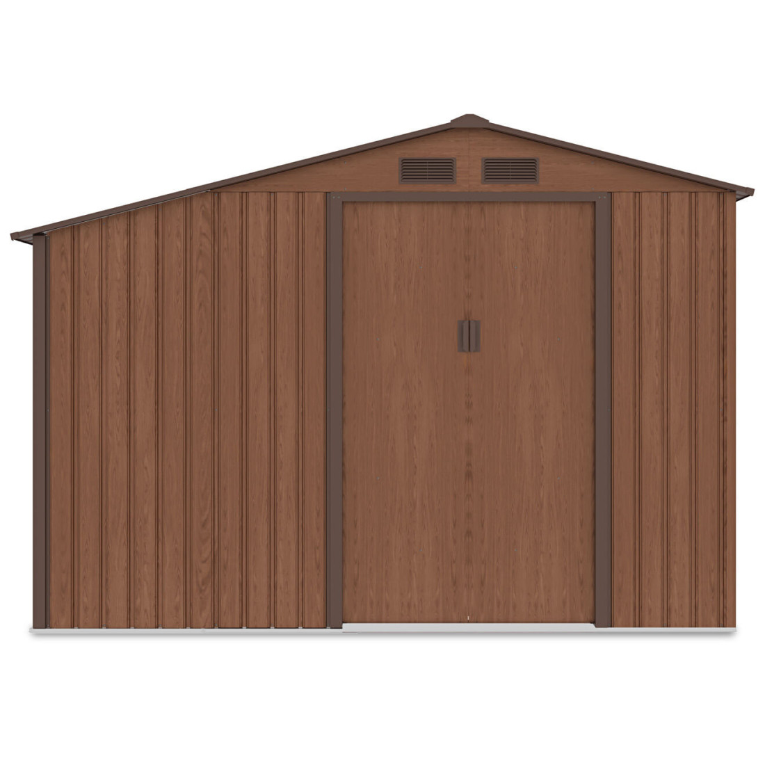 Stojak na drewno w domku ogrodowym MADISON 278x191cm Walnut - Hardmaister