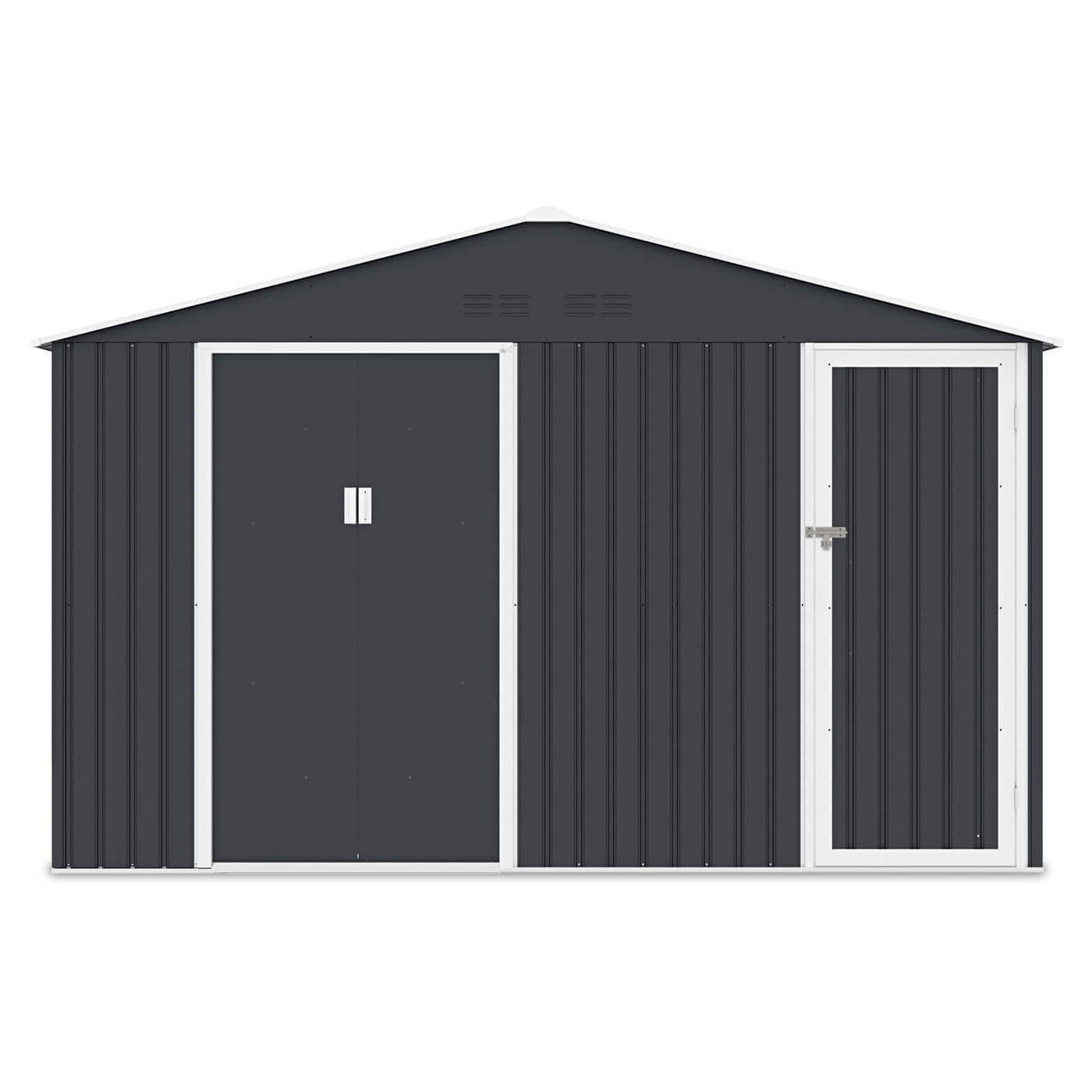 Ogrodowy domek FALCON od firmy Hardmaister na narzędzia z wydzielonymi dwoma pomieszczeniami