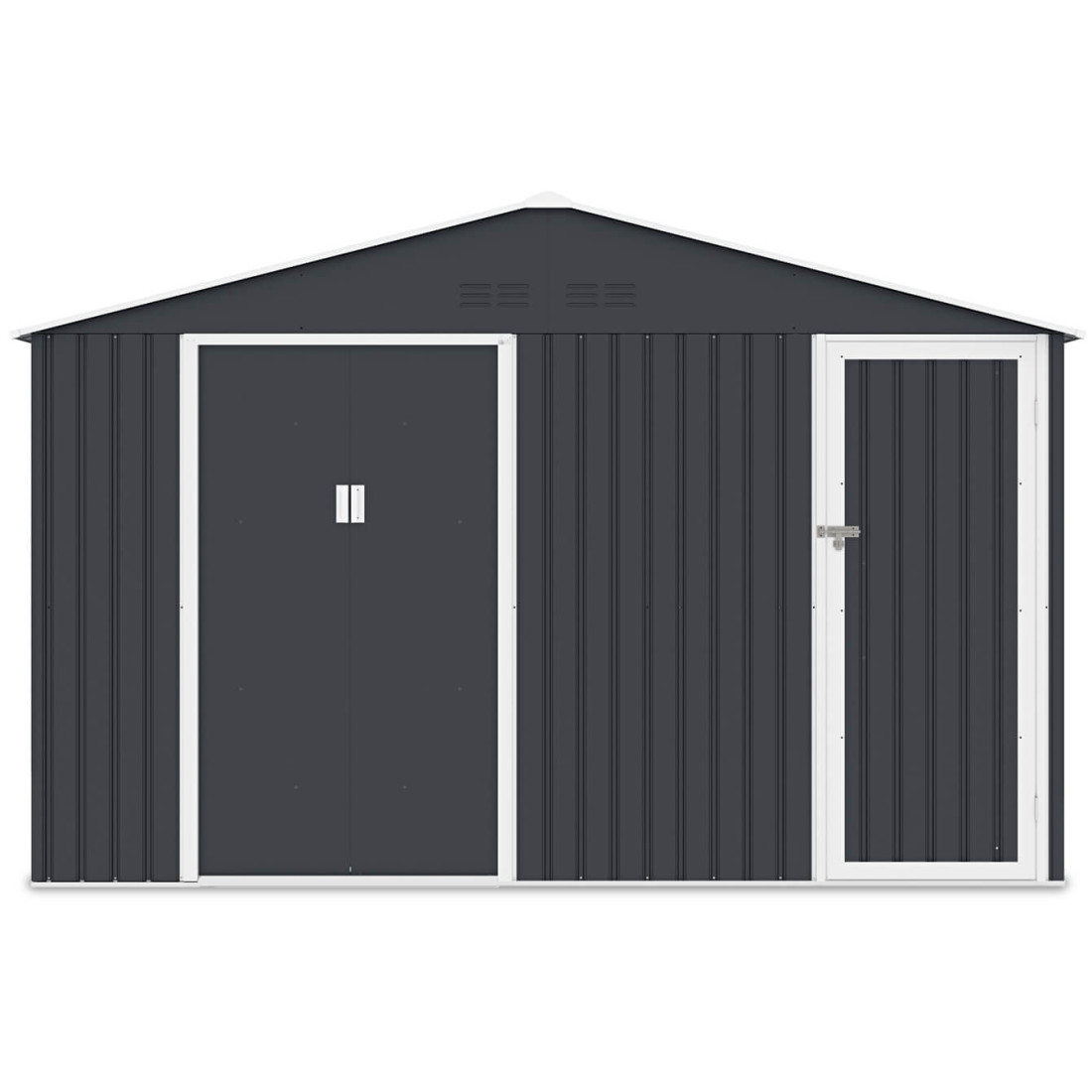 Ogrodowy domek FALCON od firmy Hardmaister na narzędzia z wydzielonymi dwoma pomieszczeniami