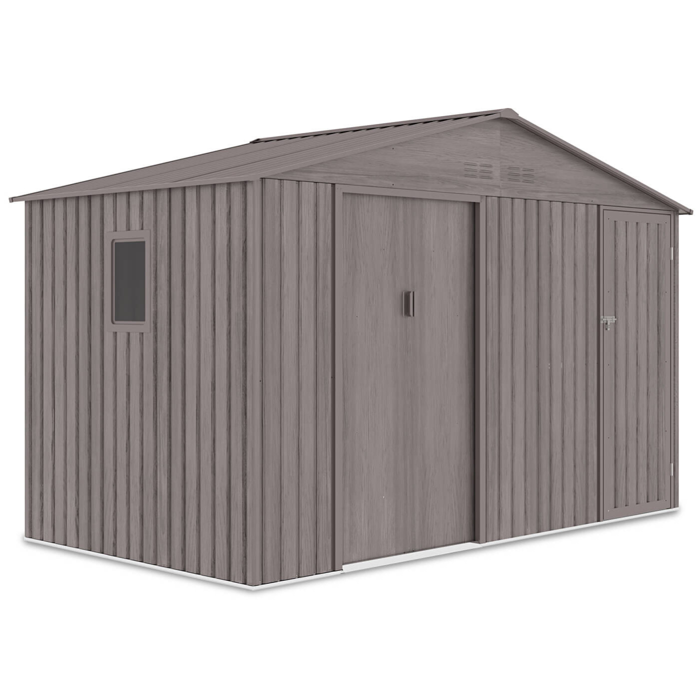 Boczna ściana z oknem domku narzędziowego Falcon