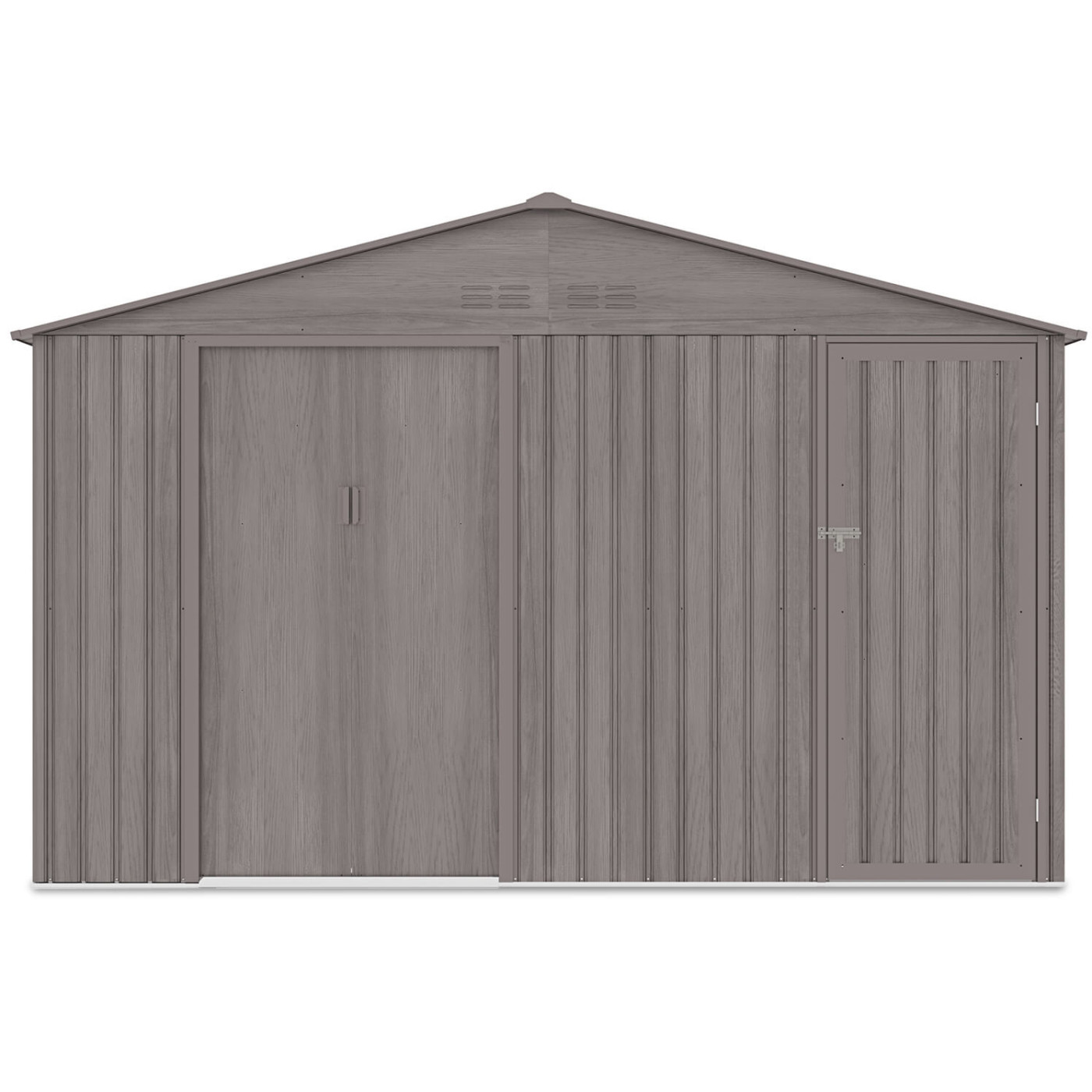 Przód domku narzędziowego Falcon 340x194 cm - dwa pomieszczenia