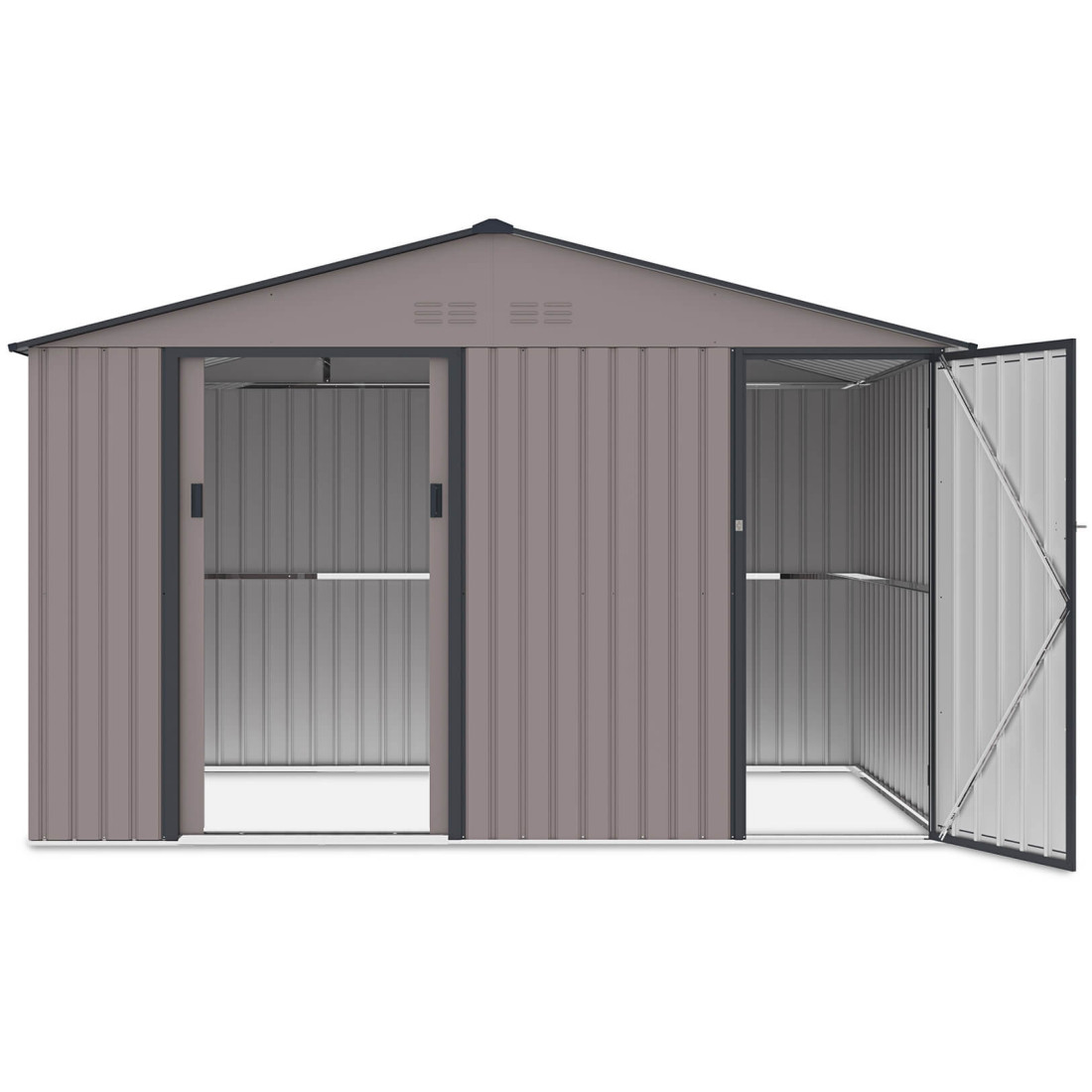 Ogrodowy domek FALCON od firmy Hardmaister na narzędzia z wydzielonymi dwoma pomieszczeniami