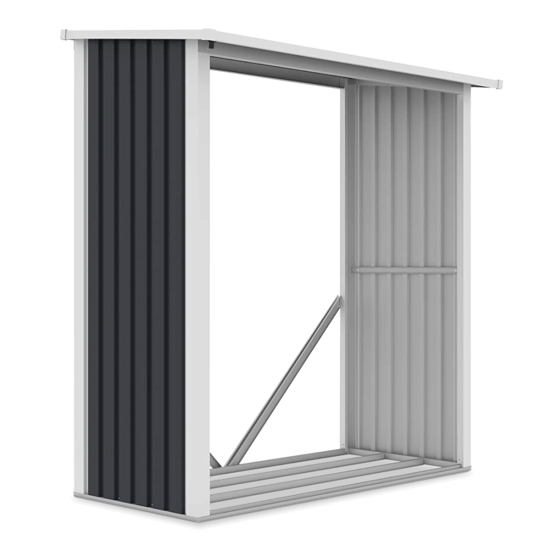 Drewutnia ogrodowa DENVER 182x89cm Cold Grey - Hardmaister