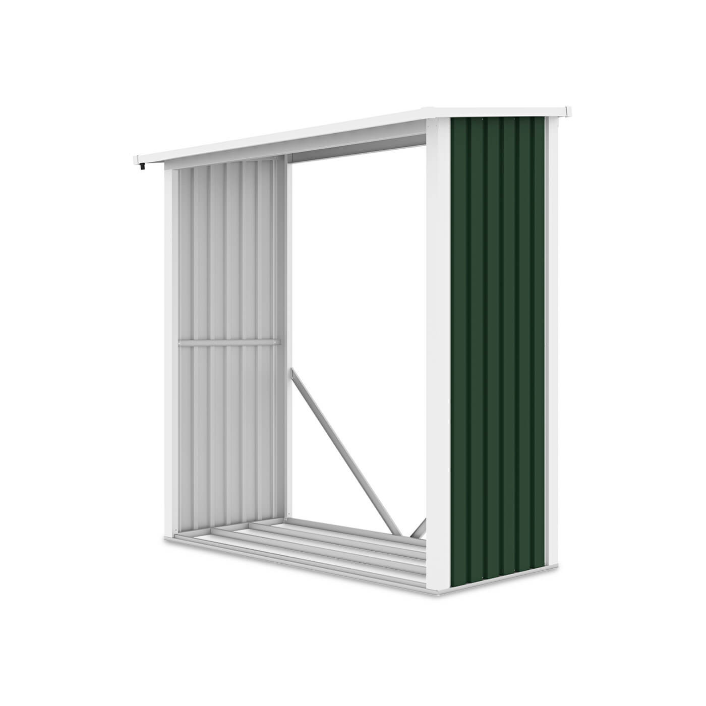 Pojemna i wygodna drewutnia ogrodowa DENVER o wymiarach 182x89cm