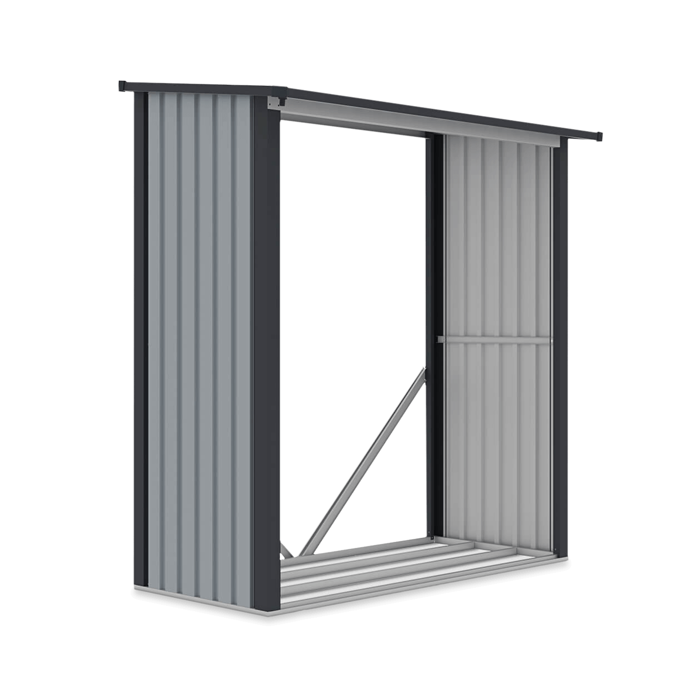 Drewutnia ogrodowa DENVER 182x89cm Light Grey - Hardmaister