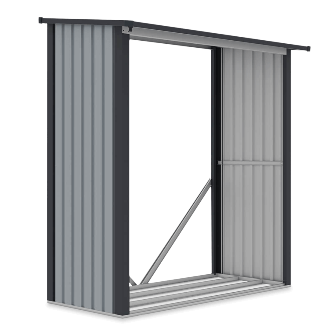 Drewutnia ogrodowa DENVER 182x89cm Light Grey - Hardmaister