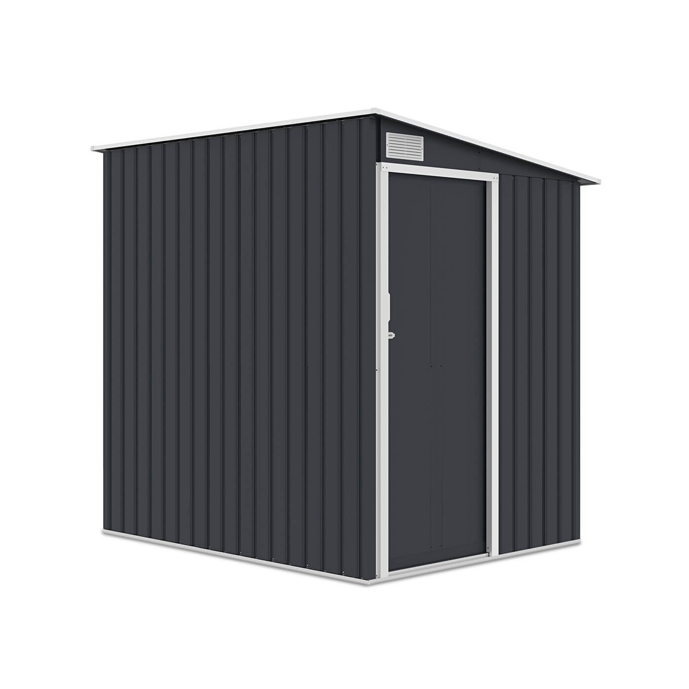 Domek narzędziowy JASPER 150x194cm Cold Grey lewa strona domku