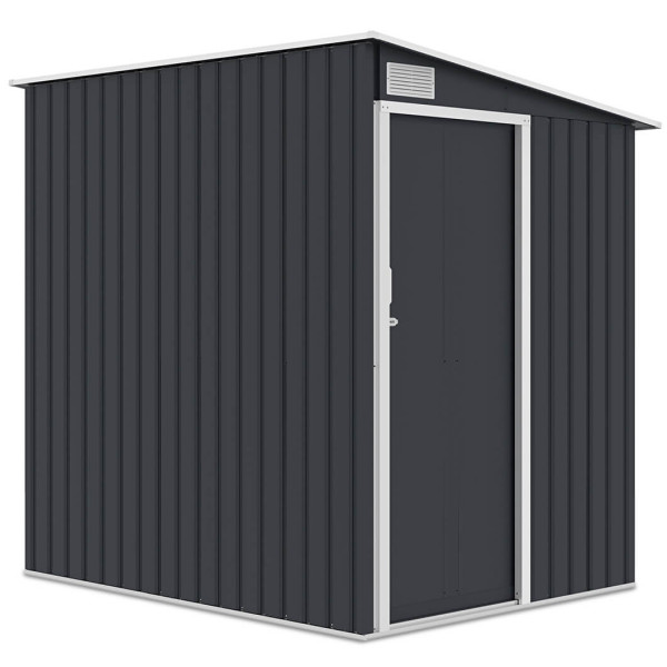 Domek narzędziowy JASPER 150x194cm Cold Grey lewa strona domku