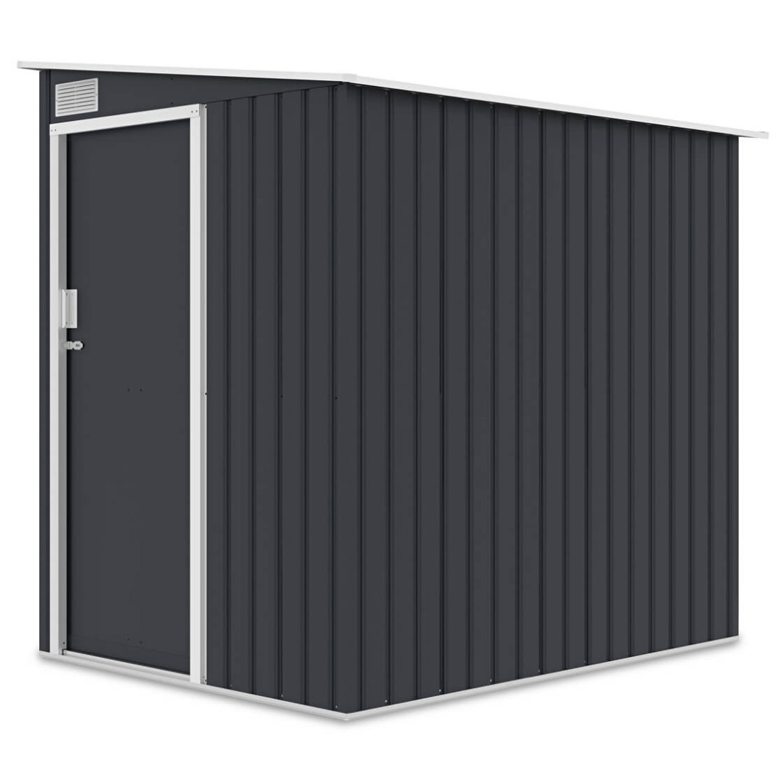 Prawa strona domku narzędziowego JASPER 150x194cm cold grey