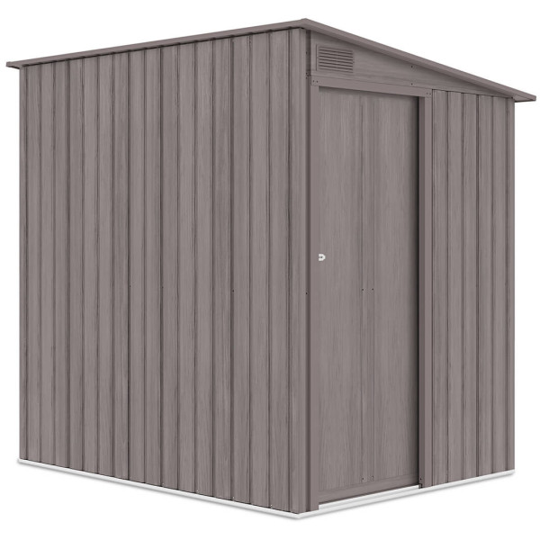 Domek narzędziowy JASPER 150x194cm Light Wood lewa strona domku