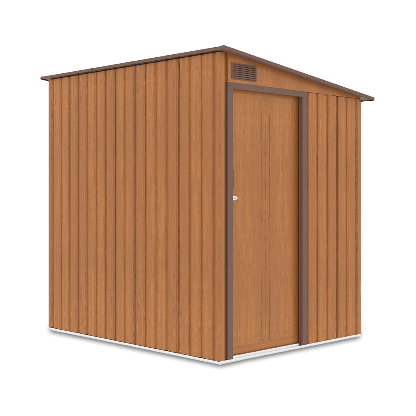 Domek ogrodowy JASPER 150x194cm Oak z jednospadowym dachem na prawo