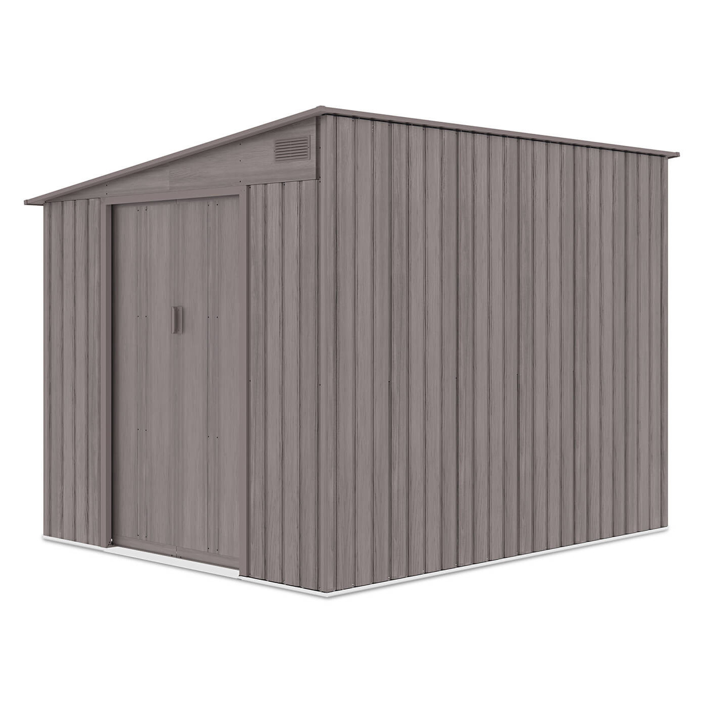 Zdjęcie prawej strony domku Jasper 214x257cm Light Wood, spadek dachu na lewą stronę