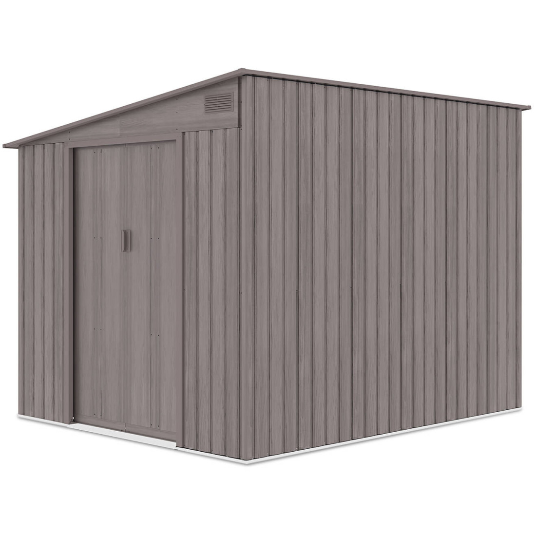 Zdjęcie prawej strony domku Jasper 214x257cm Light Wood, spadek dachu na lewą stronę