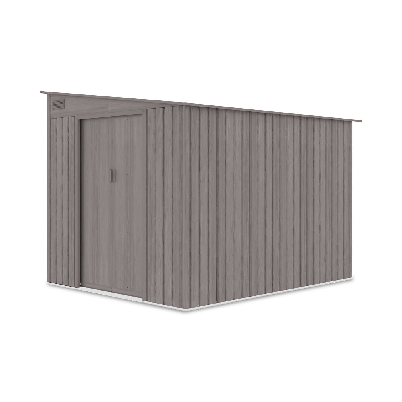 Zdjęcie prawej strony domku Jasper 214x257cm Light Wood, spadek dachu na prawą stronę