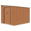 Zdjęcie boczne domku ogrodowego JASPER 214x257cm Oak Brown