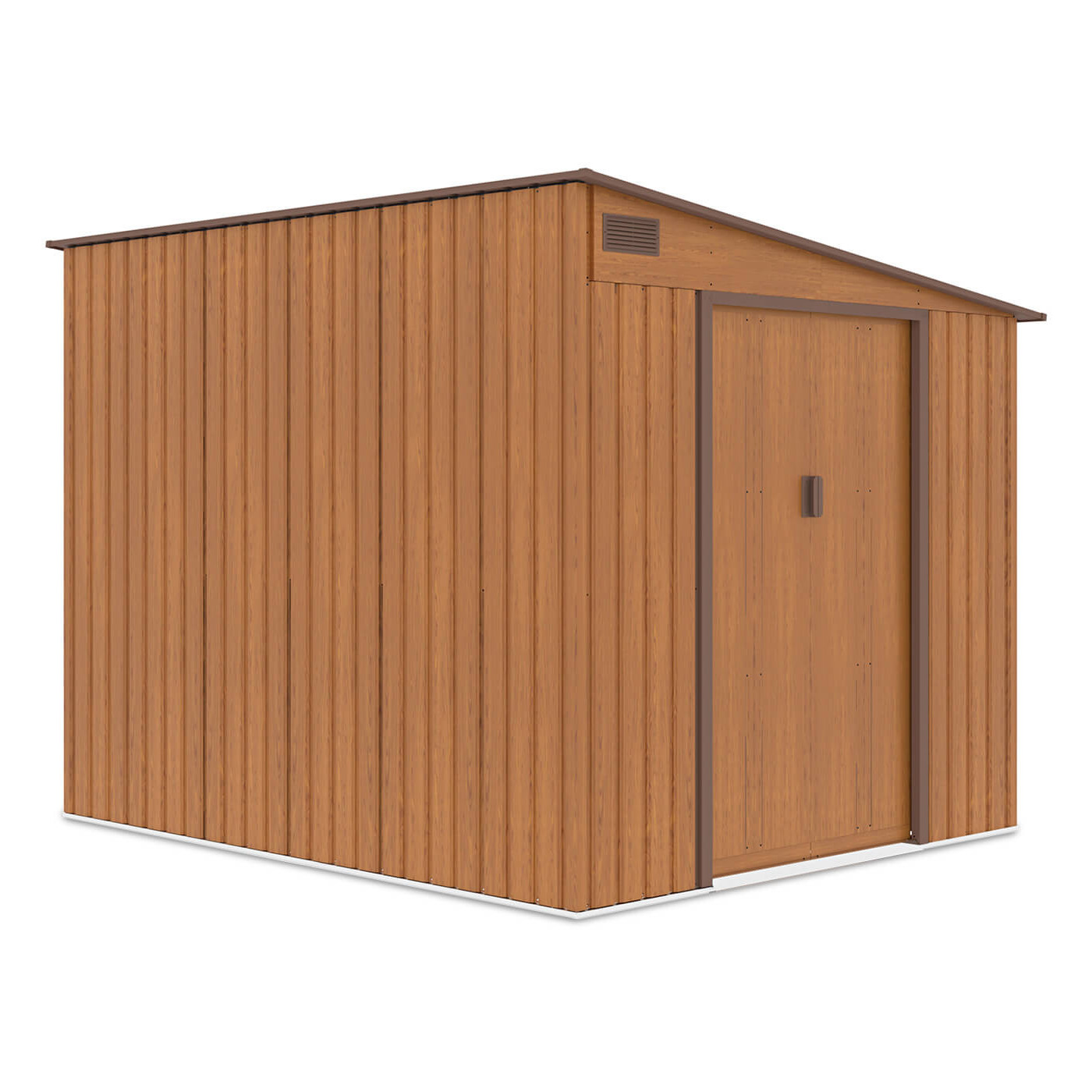 Domek ogrodowy JASPER 214x257cm Oak Brown, zdjęcie lewej strony