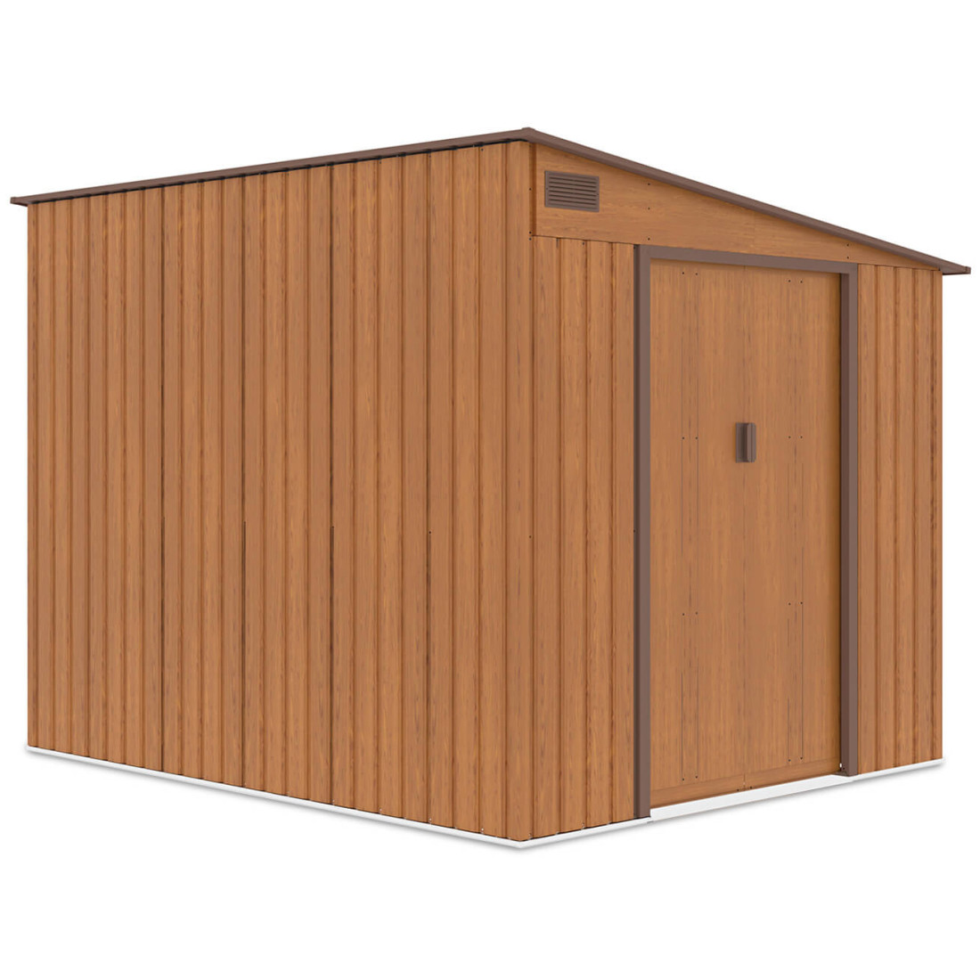 Domek ogrodowy JASPER 214x257cm Oak Brown, zdjęcie lewej strony