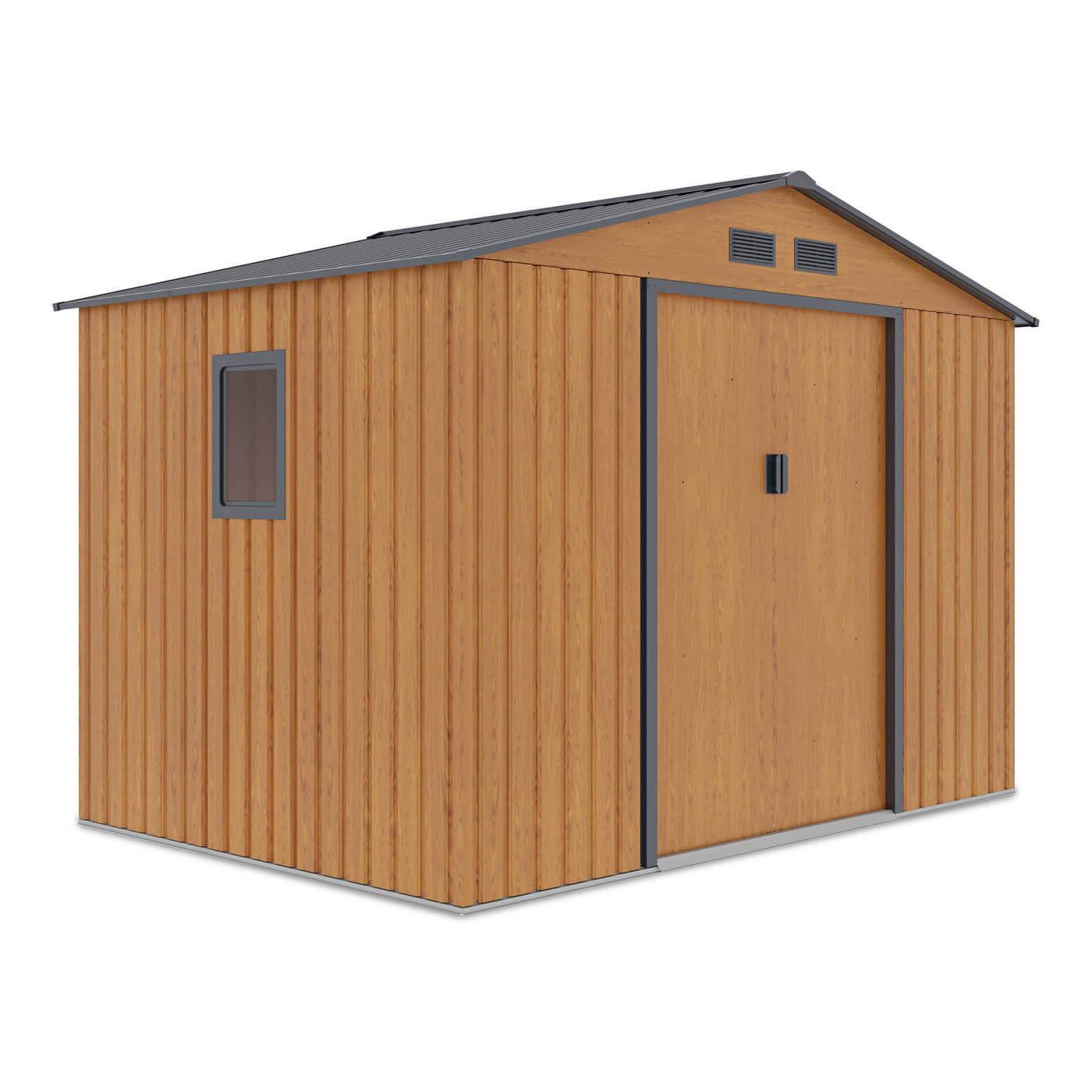 Zdjęcie ściany bocznej z oknem domku narzędziowego Hudson 277x191 cm 