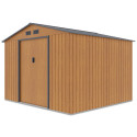 Boczna ściana domku narzędziowego HUDSON 277x255cm Oak Grey 