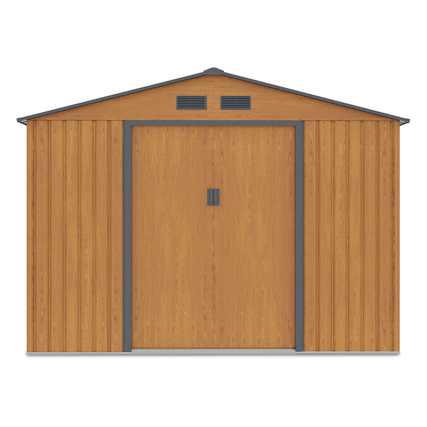 Widok na przód domku HUDSON 277x319cm Oak Grey