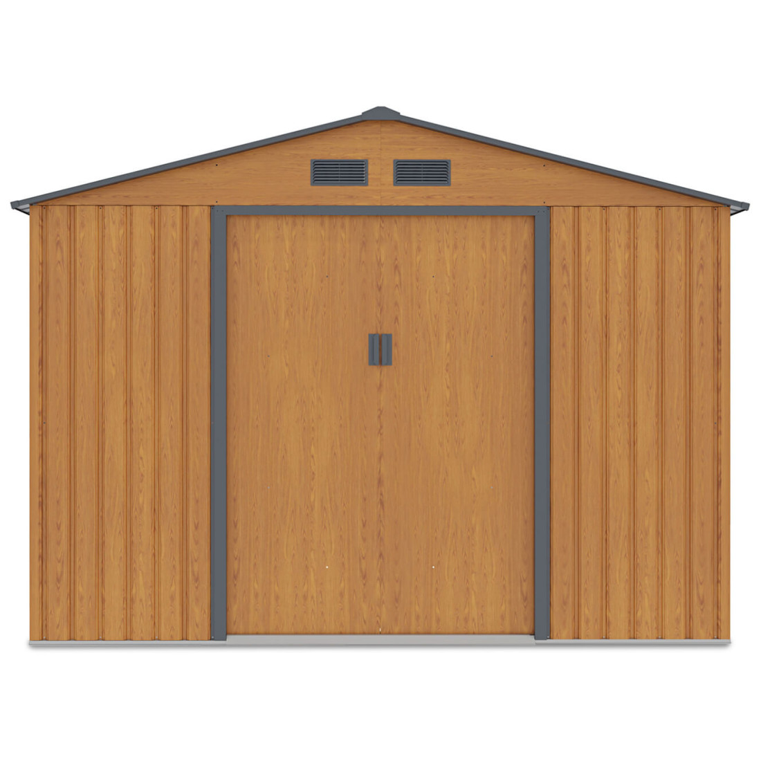 Widok na przód domku HUDSON 277x319cm Oak Grey