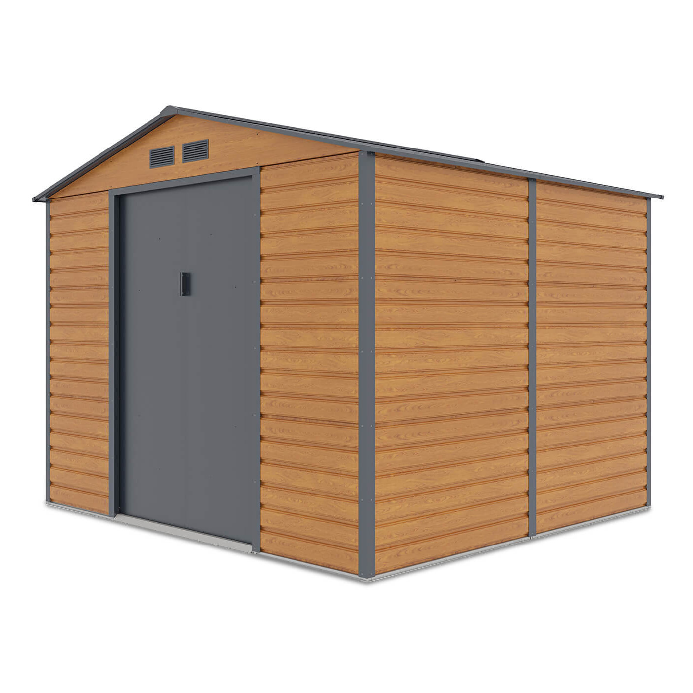 Widok boczny na domek narzędziowy Montreal MONTREAL 277x259cm