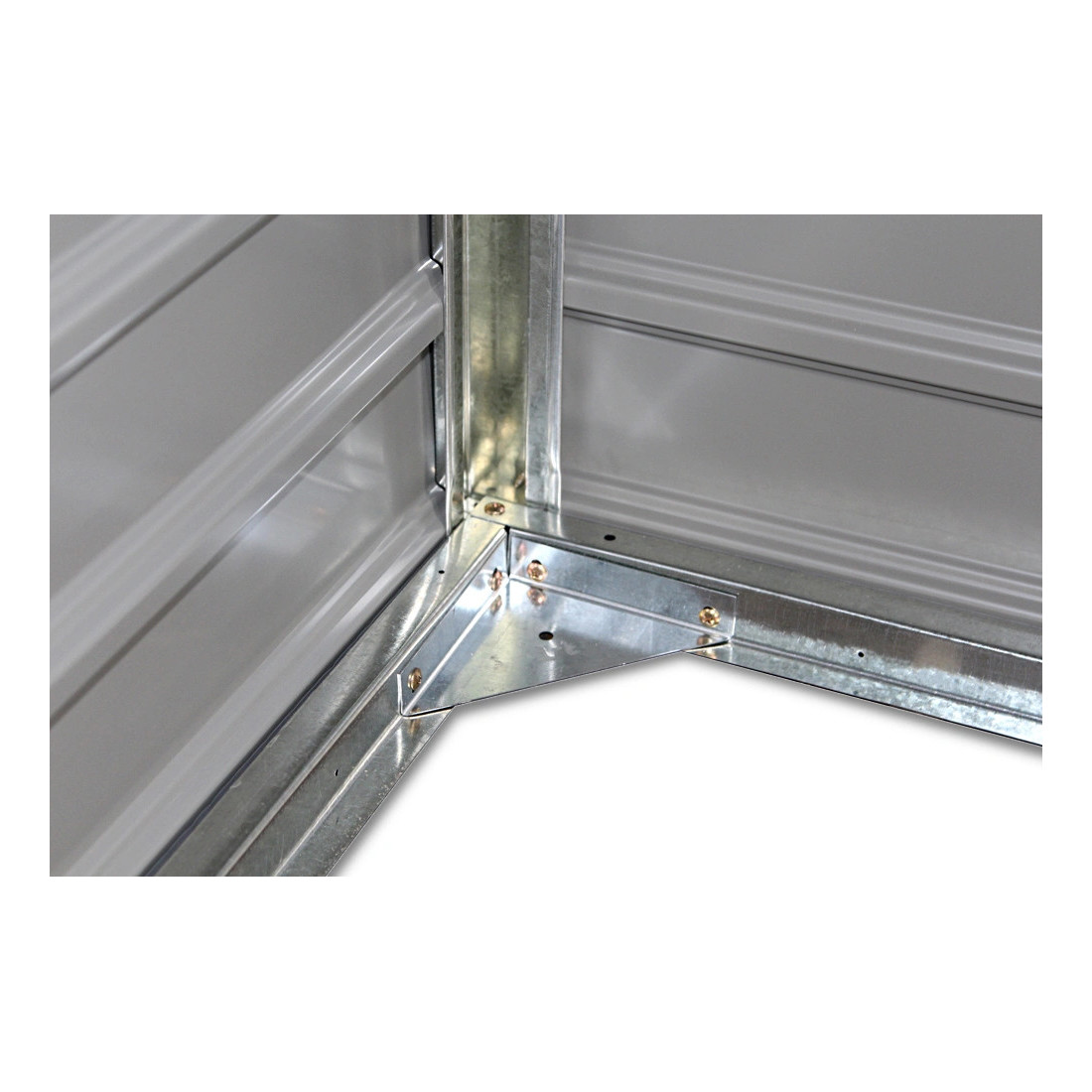 Solidna konstrukcja wewnątrz domku narzędziowego MONTREAL 277x259