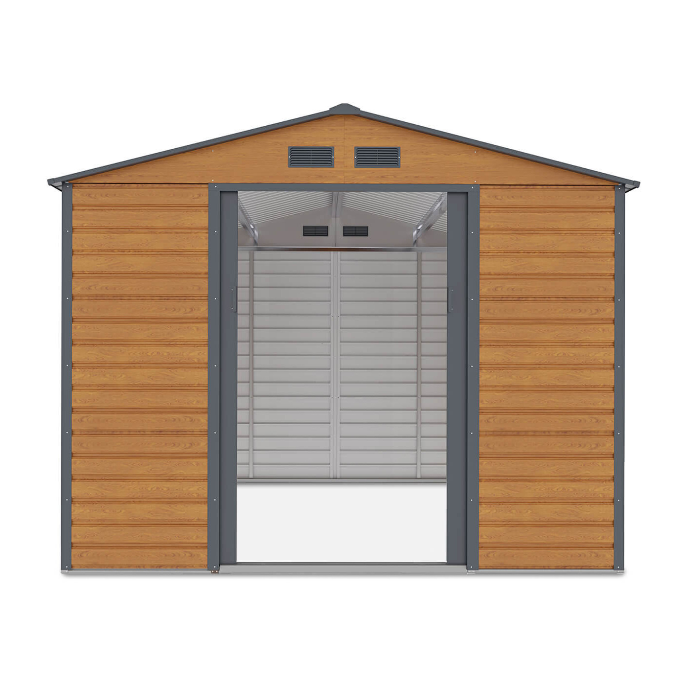 Widok na wnętrze domku na narzędzia Montreal od Hardmaister