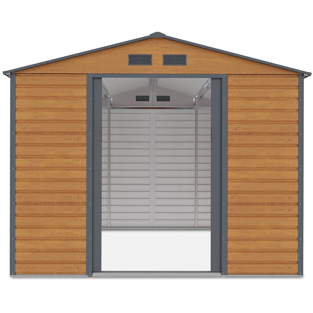 Widok na wnętrze domku na narzędzia Montreal od Hardmaister