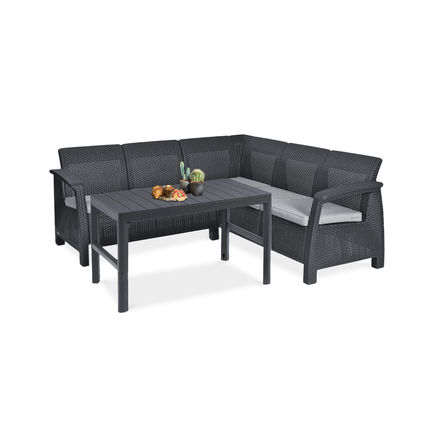 CORFU RELAX/LYON CORNER SOFA GRAPHITE
